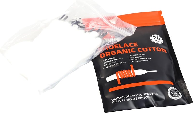AiTURE Japanese Organic Shoelace Cotton Sticks - Image 1